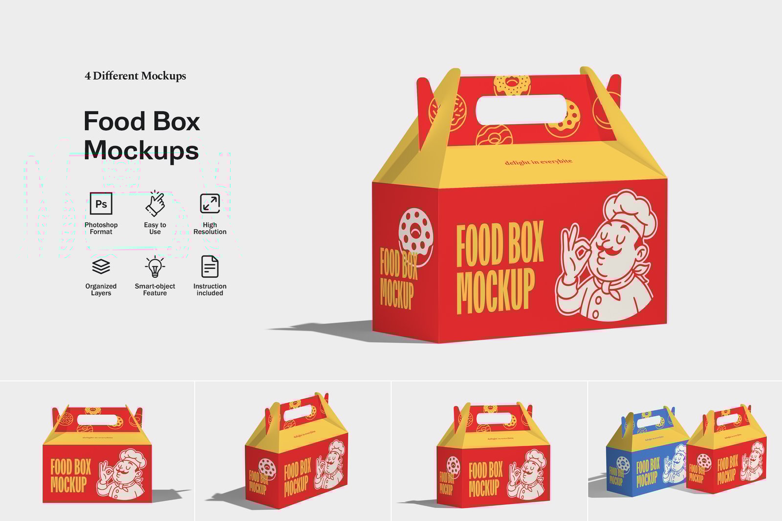 Food Box Mockups
