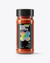 Glass Jar with Taco Seasoning Mockup