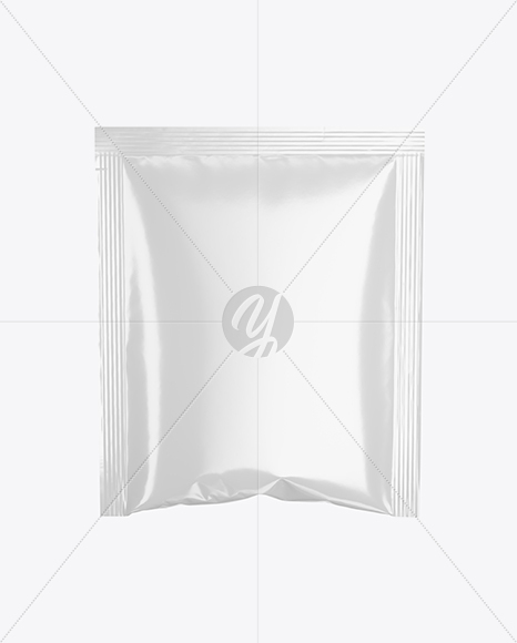 Glossy Sachet Mockup