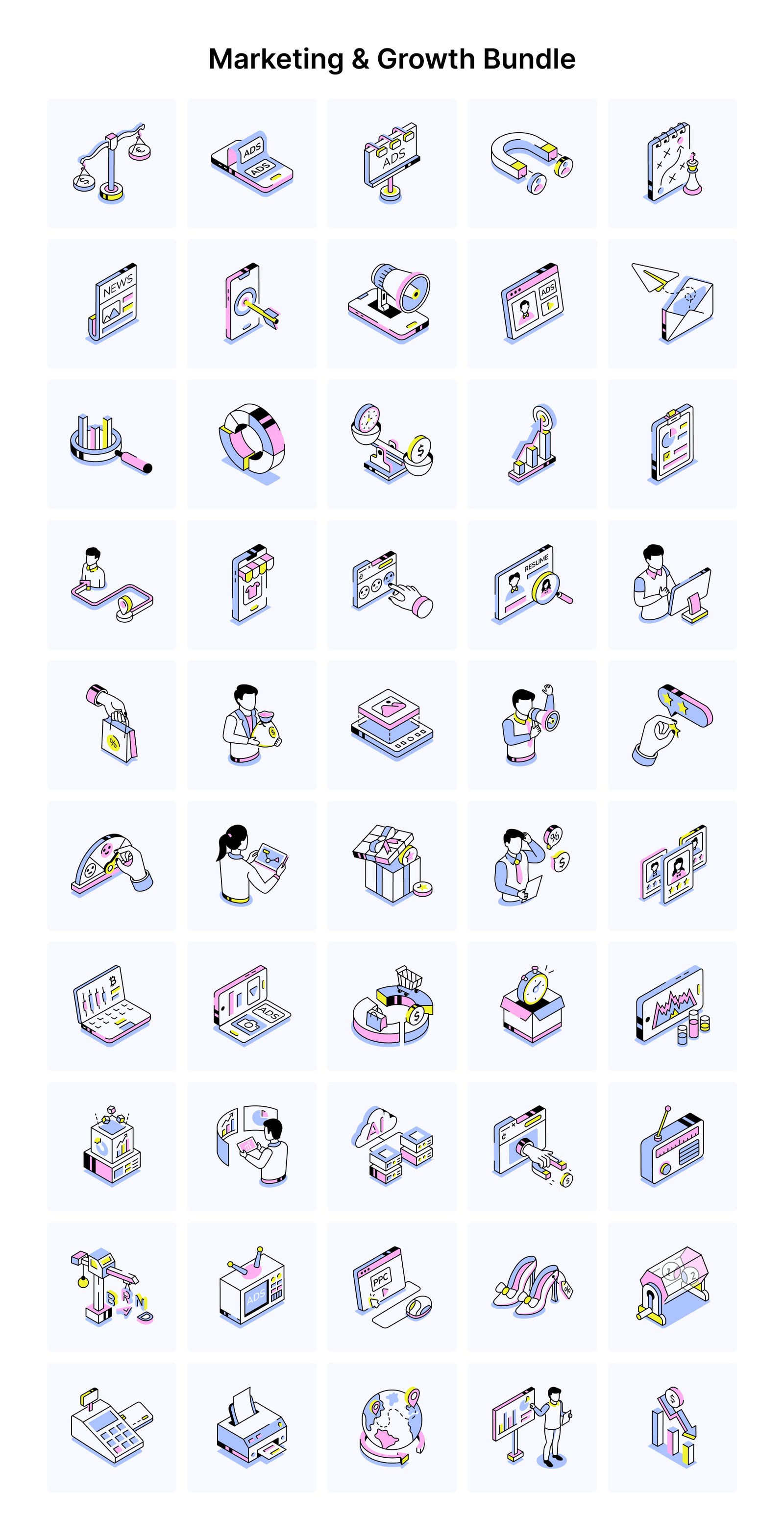 Universal Isometric Icons
