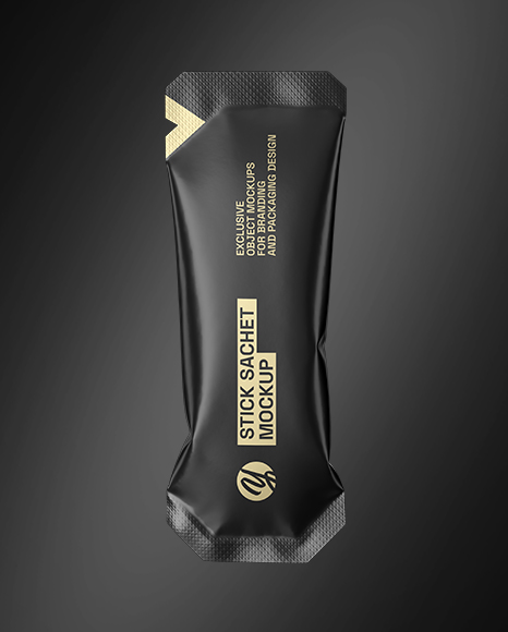 Matte Stick Sachet Mockup