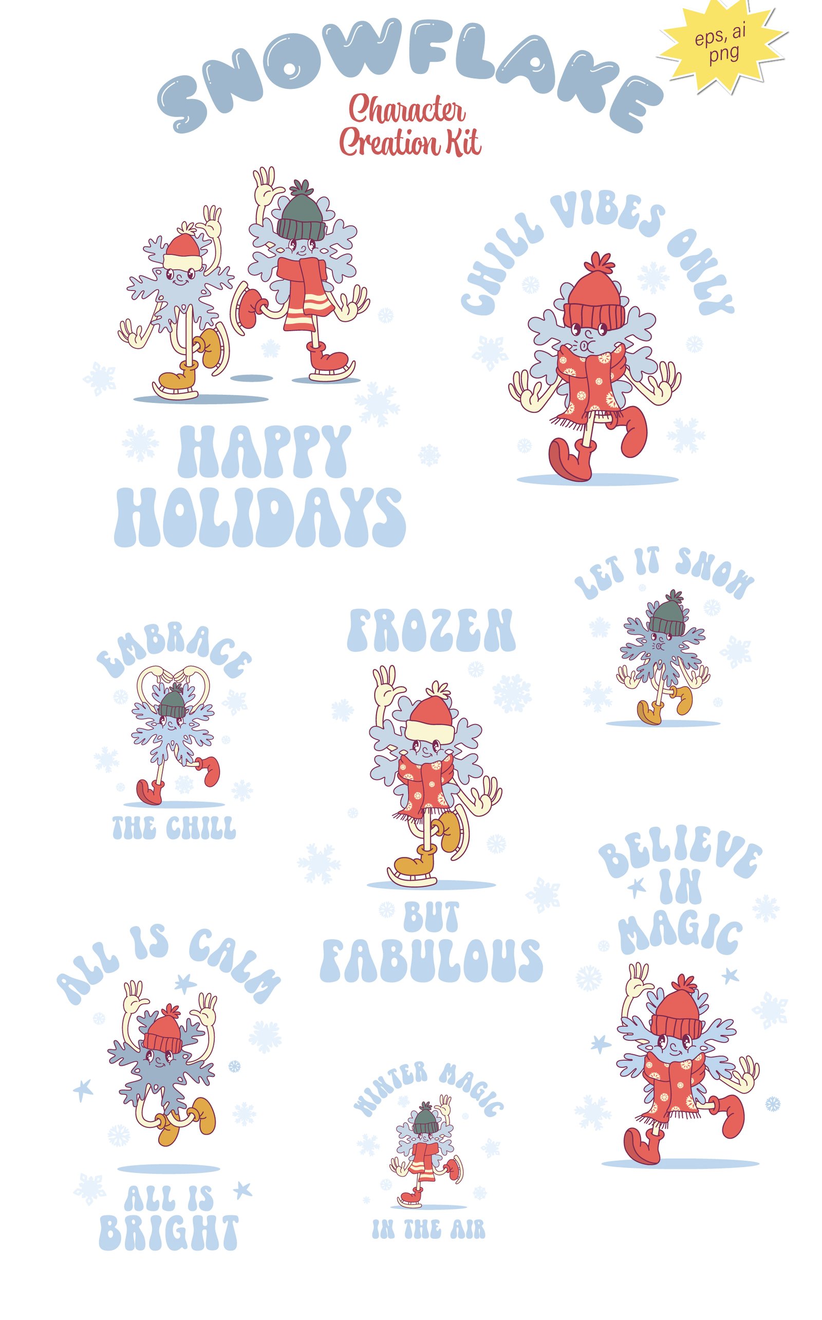 Snowflake Character Creation Kit