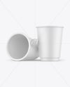 Two Paper Coffee Cups Mockup