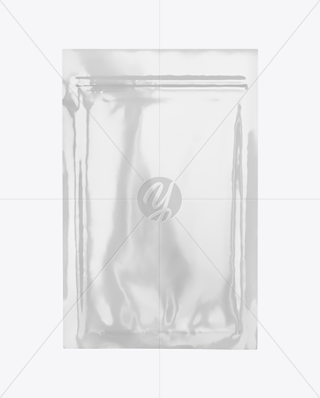 Glossy Sachet Mockup