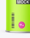 Matte Tin Can Mockup