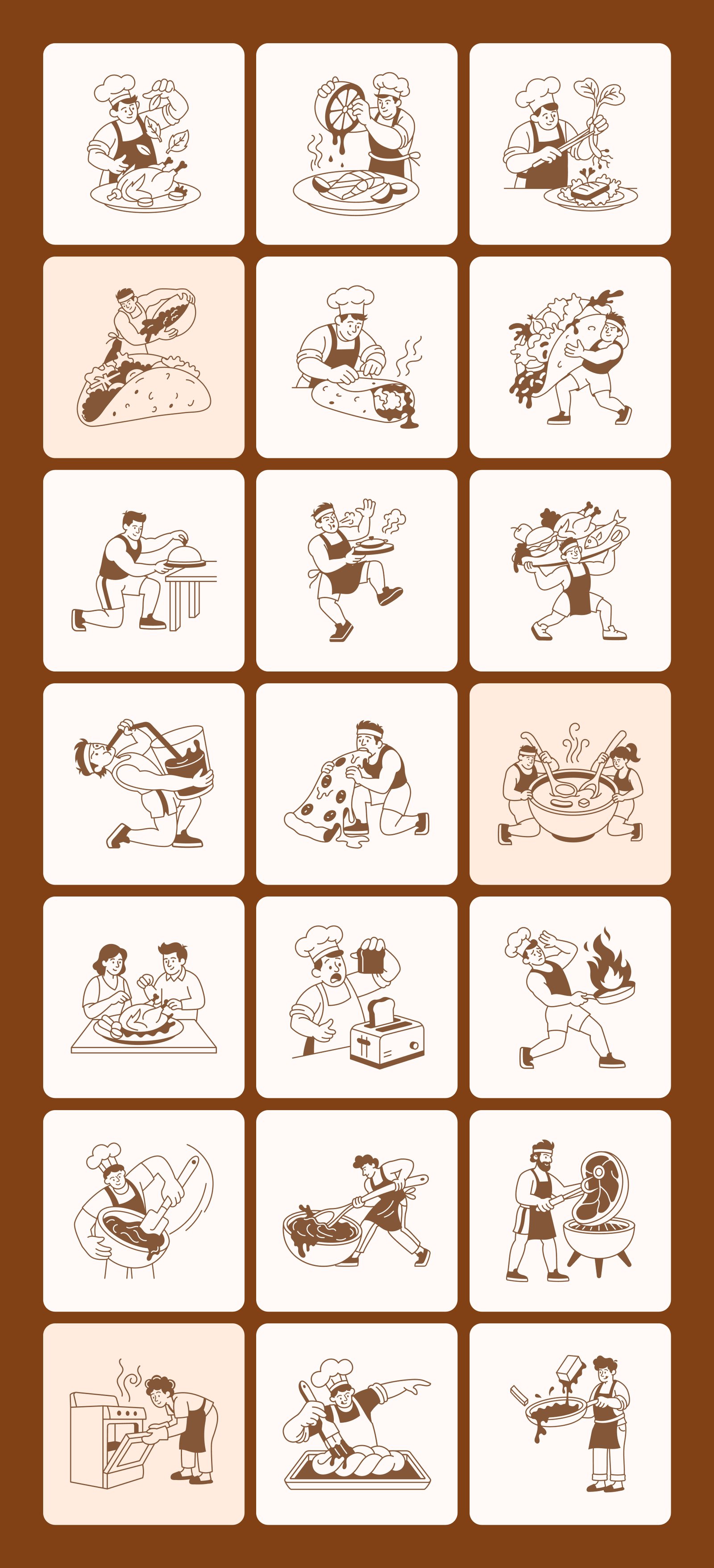 Cooking Illustrations Bundle