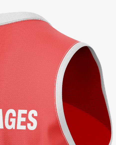Basketball Kit Mockup - Back Half Side View