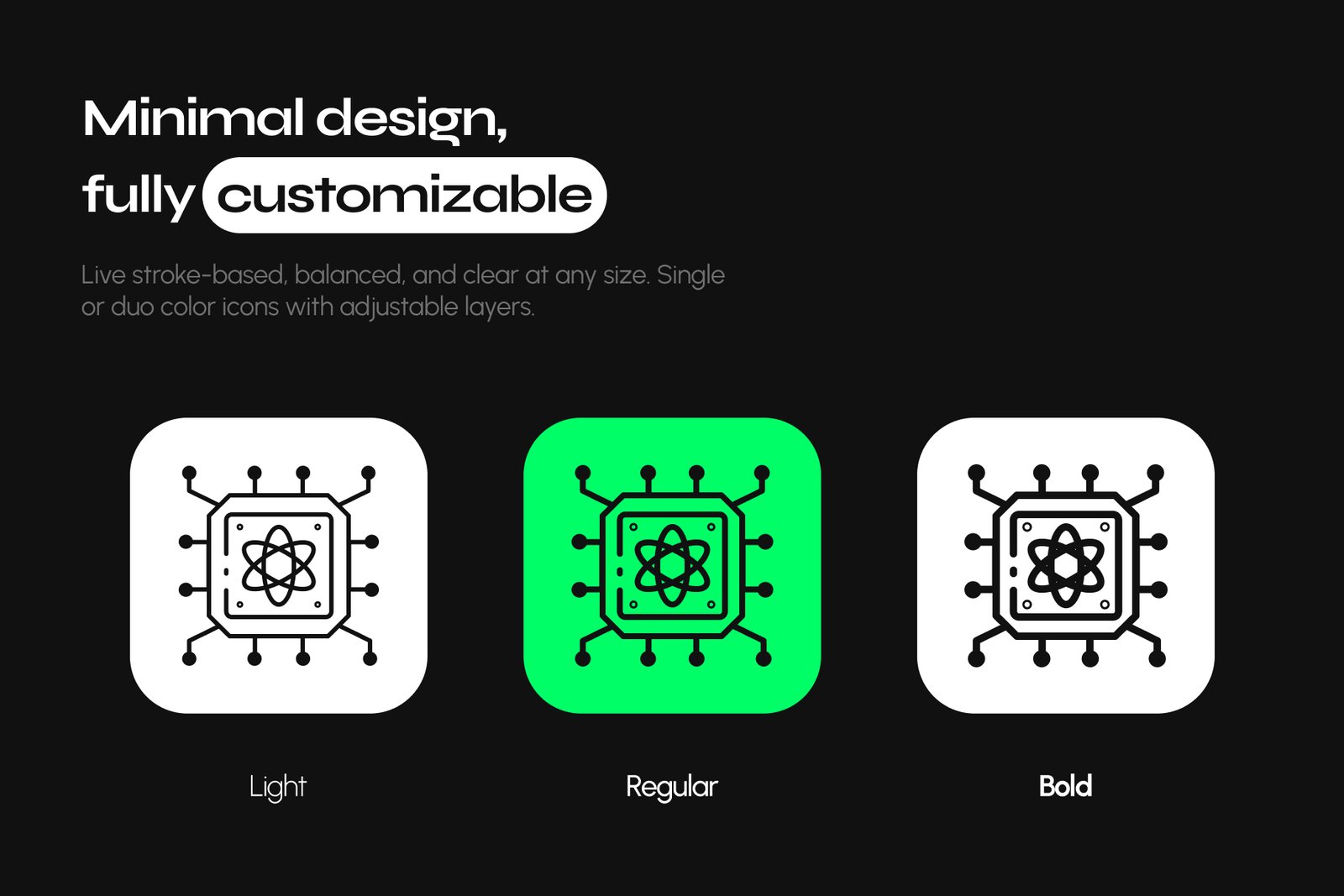 Hardware and Technology Icon Set