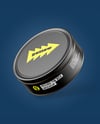 Matte Round Tin Box Mockup