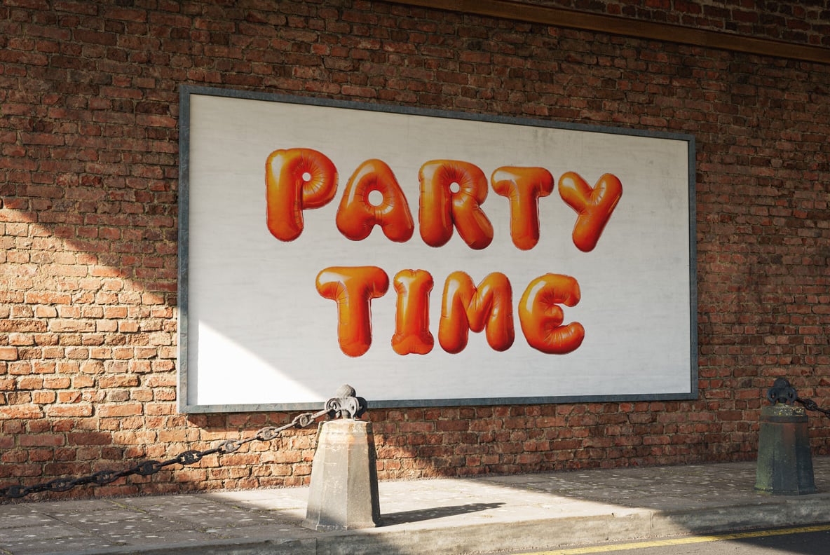 Orange Balloon Font