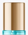Clear Cosmetic Bottle with Pump Mockup