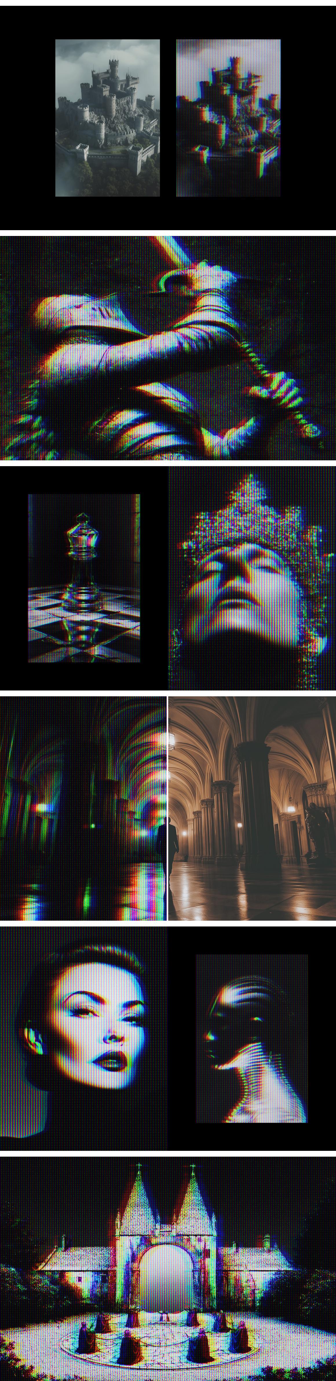 Vintage CRT Digital Effect