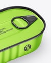 Oval Tin Can Mockup