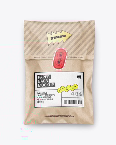 Kraft Paper Mailing Bag Mockup