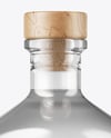 Glass Dry Gin Bottle Mockup