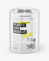 Clear Plastic Tube with Cookies Mockup