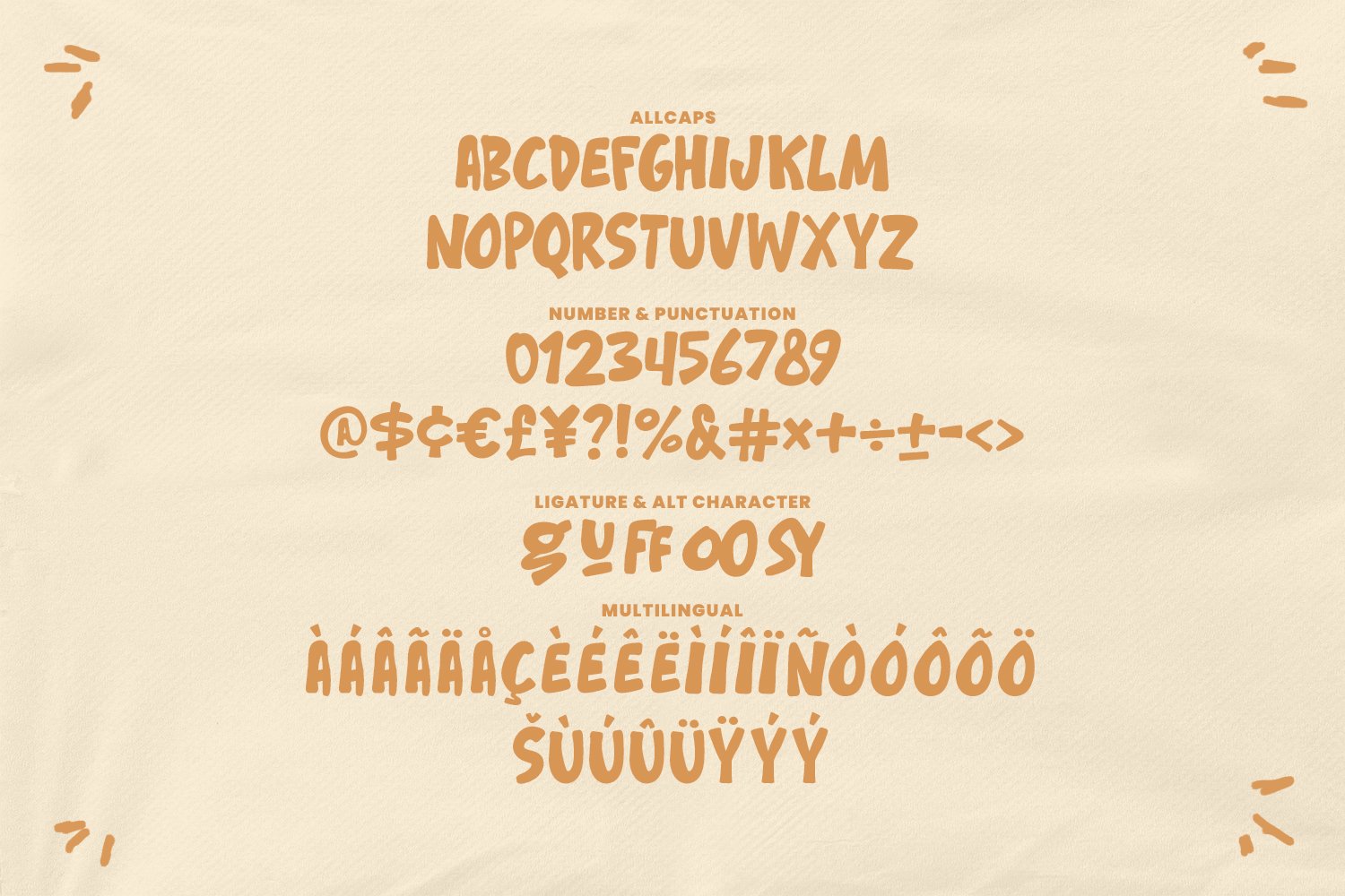 Moosy Guga Playful Display Font