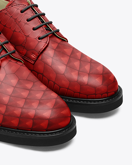 Women's Derby Shoe Mockup