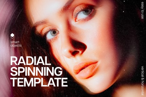 Radial Spinning Photo Template - Creative Store