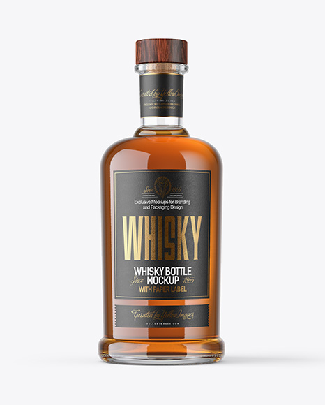Whiskey Bottle Mockup - Mockups