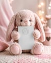Plush Bunny with Vertical Card Mockup