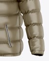 Glossy Down Jacket Mockup