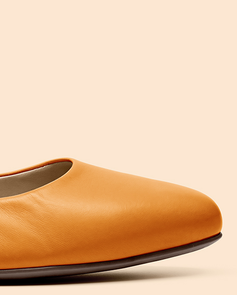 Leather Ballet Flat Mockup