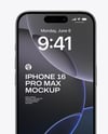 Apple Iphone on the Stones Mockup