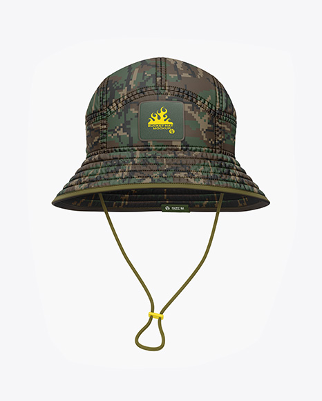 Twill Bucket Hat Mockup