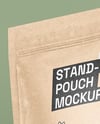 Kraft Stand-up Pouch Mockup