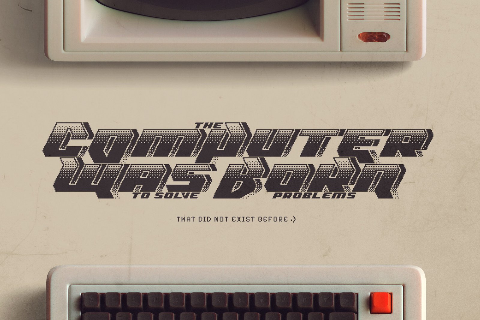 Dither Byte - Vintage Pixel Font