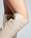 Pair of High-Knee Boots on Women's Legs Mockup