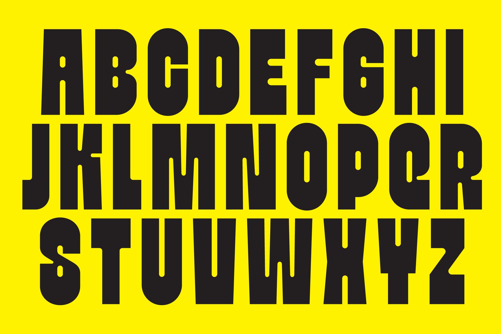 Veggie - Bold Font