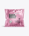 Metallic Snack Package Mockup