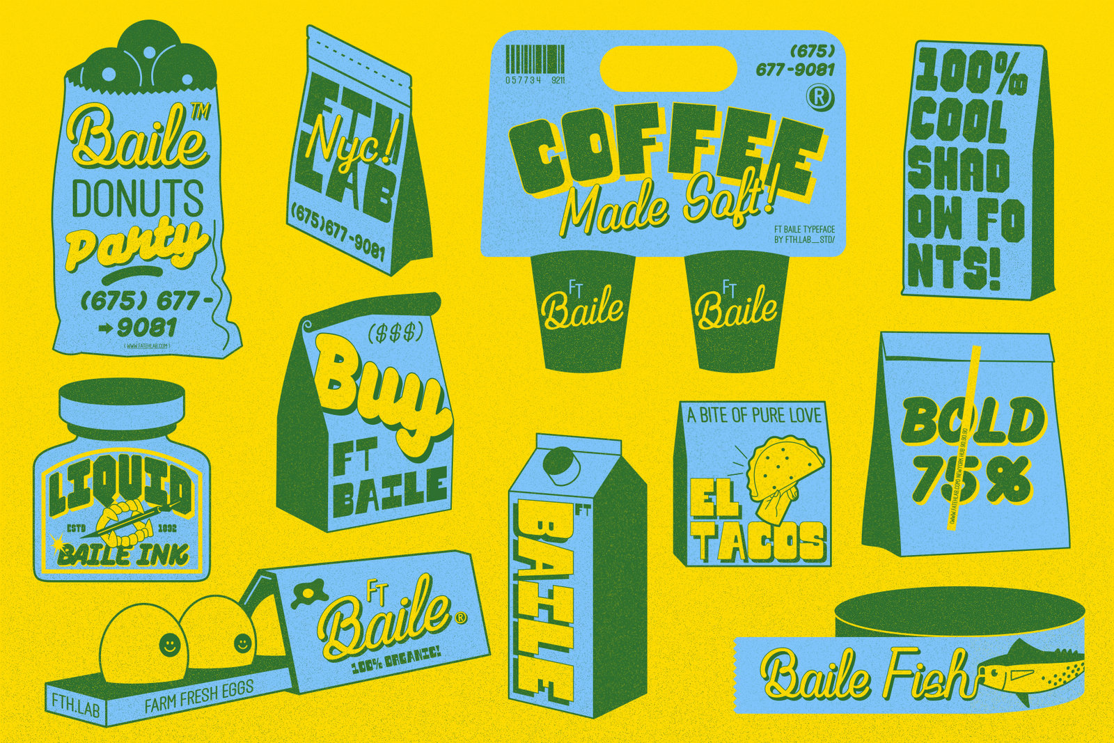 FT BAILE SHADOW FONT