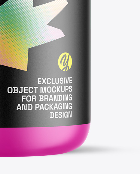 Matte Protein Jar Mockup