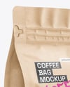 Kraft Paper Coffee Bag Mockup