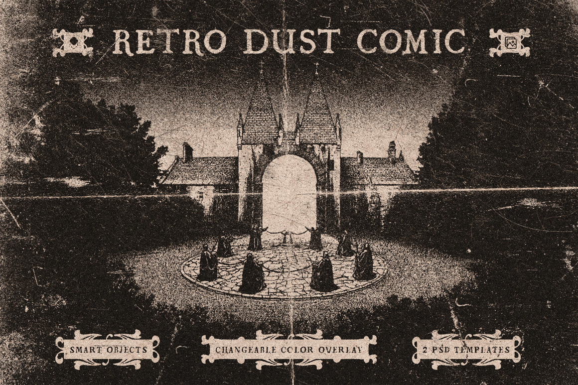 Retro Dust Comic Effect