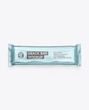 Glossy Metallic Snack Package Mockup