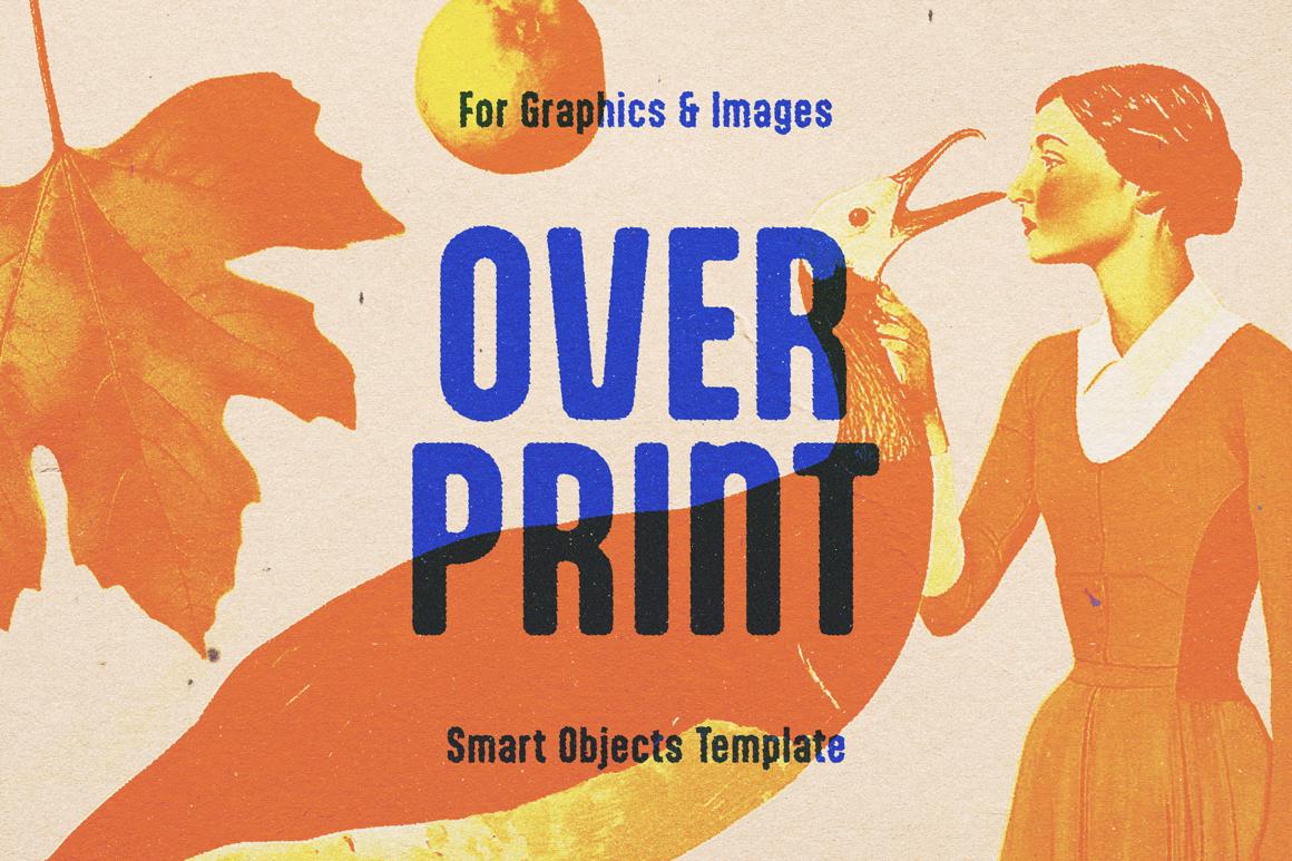 Overprint Risograph Effect