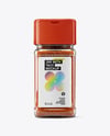Square Glass Jar with Taco Seasoning Mockup