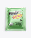 Matte Metallic Sachet Mockup