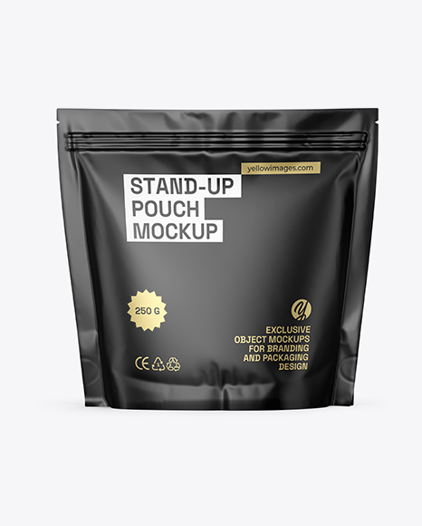 Matte Stand-up Pouch Mockup