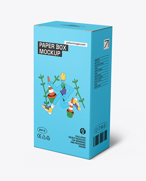 Paper Box Mockup
