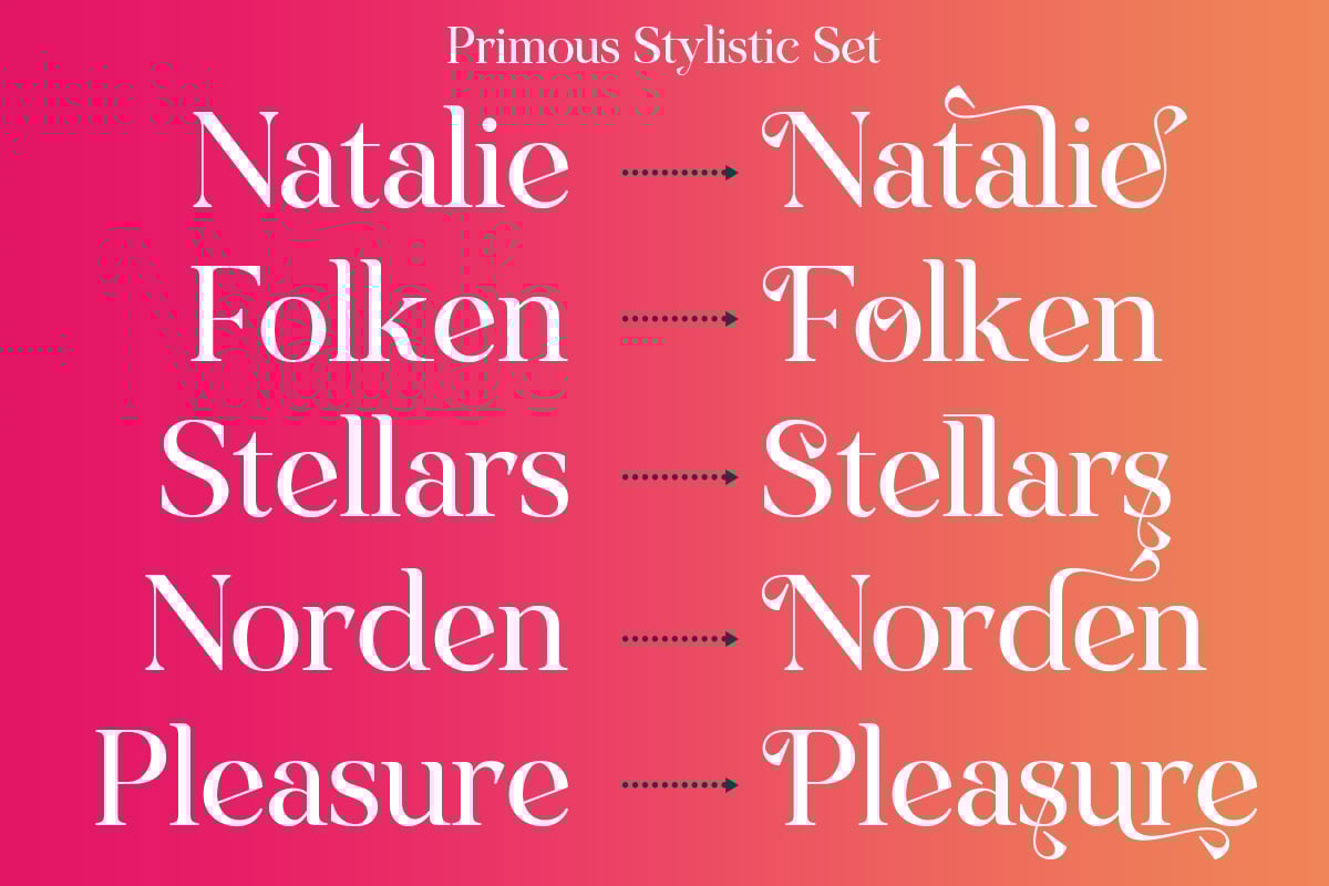 Primous Font