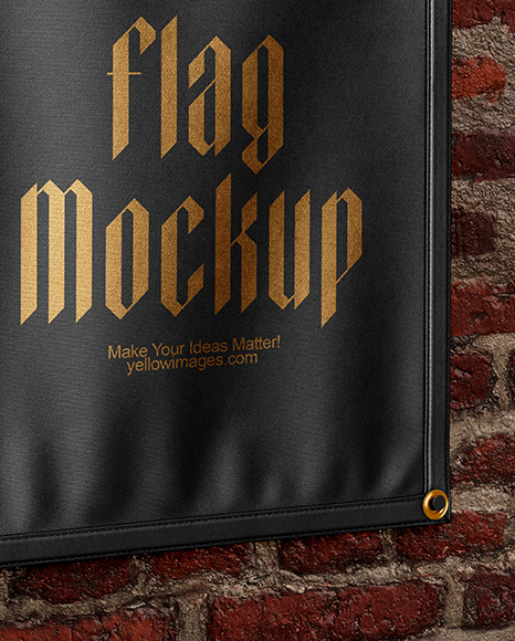 Banner Flag Mockup
