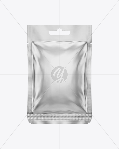 Metallic Sachet Mockup