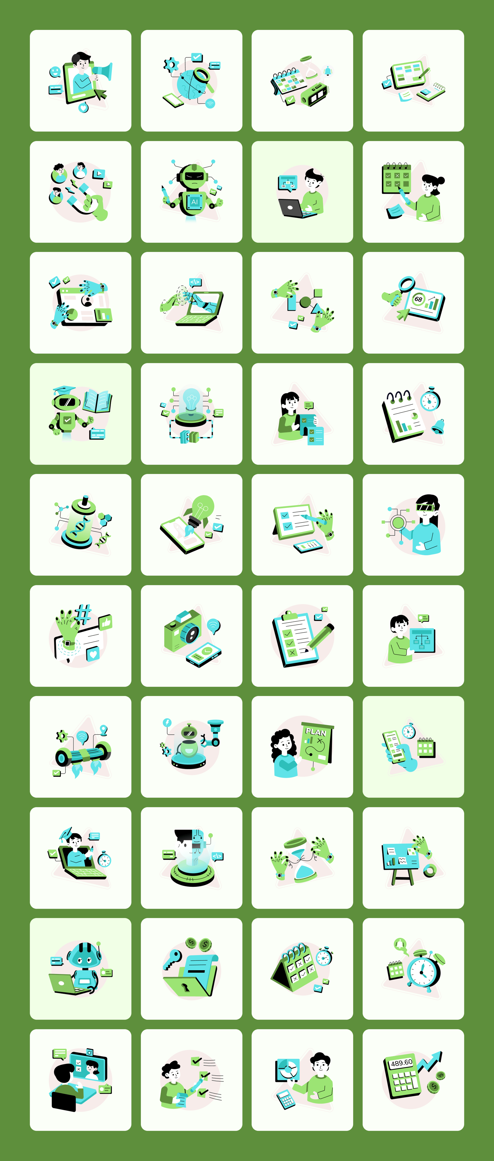Business Ecosystem Illustrations