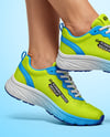 Running Shoes on Women's Legs Mockup
