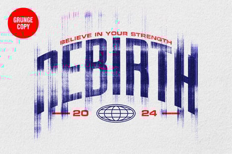 Grunge Copy Text & Logo Effect - Text effect photoshop